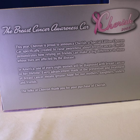 Chevron Car “Cherish” 2005 Special Edition Breast Cancer Awareness - Picture 4 of 4